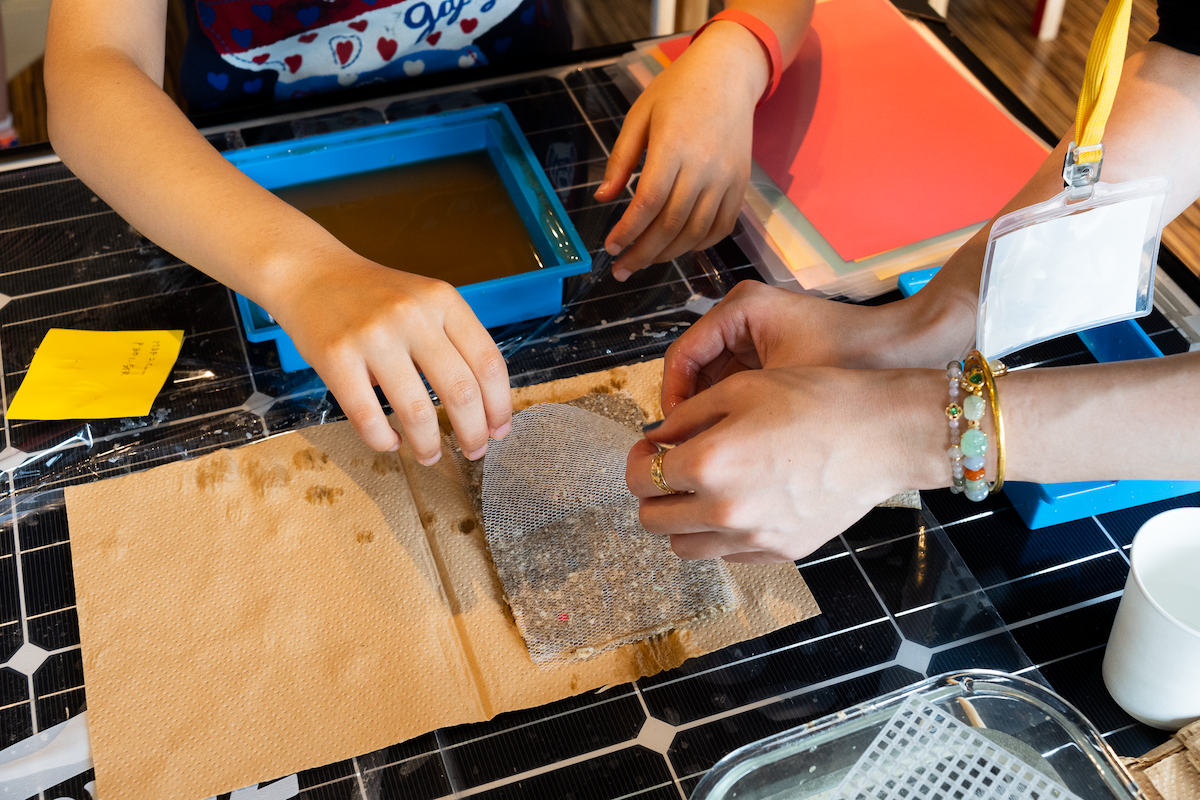 Upcycled paper results