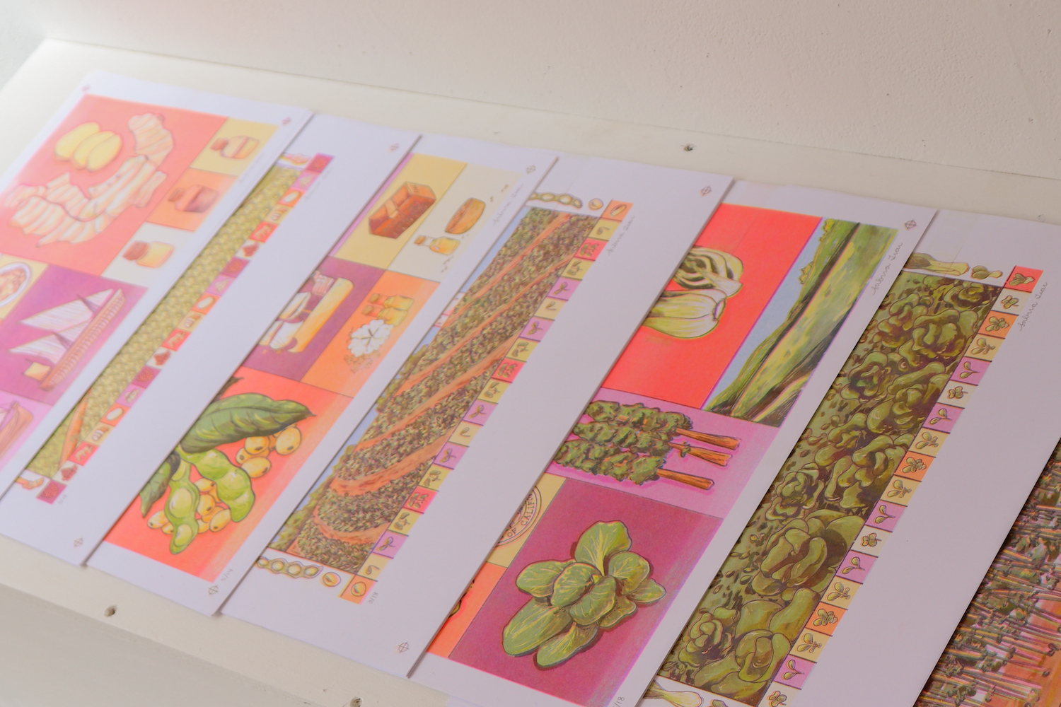 Risograph prints overview