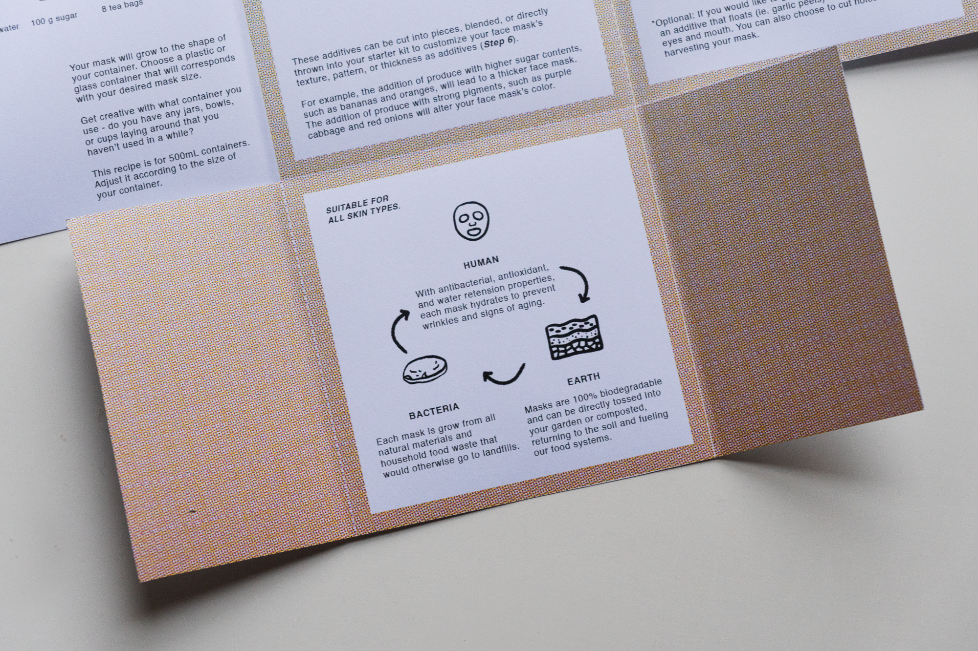 Skinside Out packaging and instructions