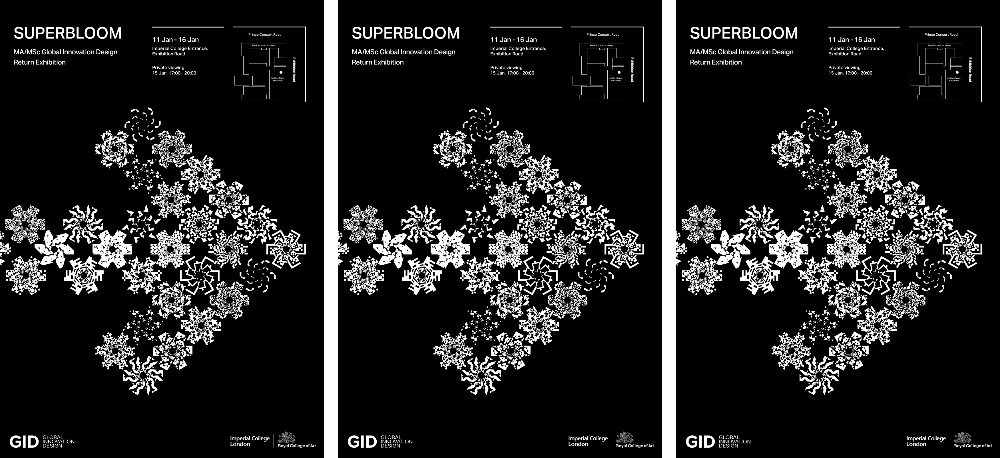 Superbloom media screens