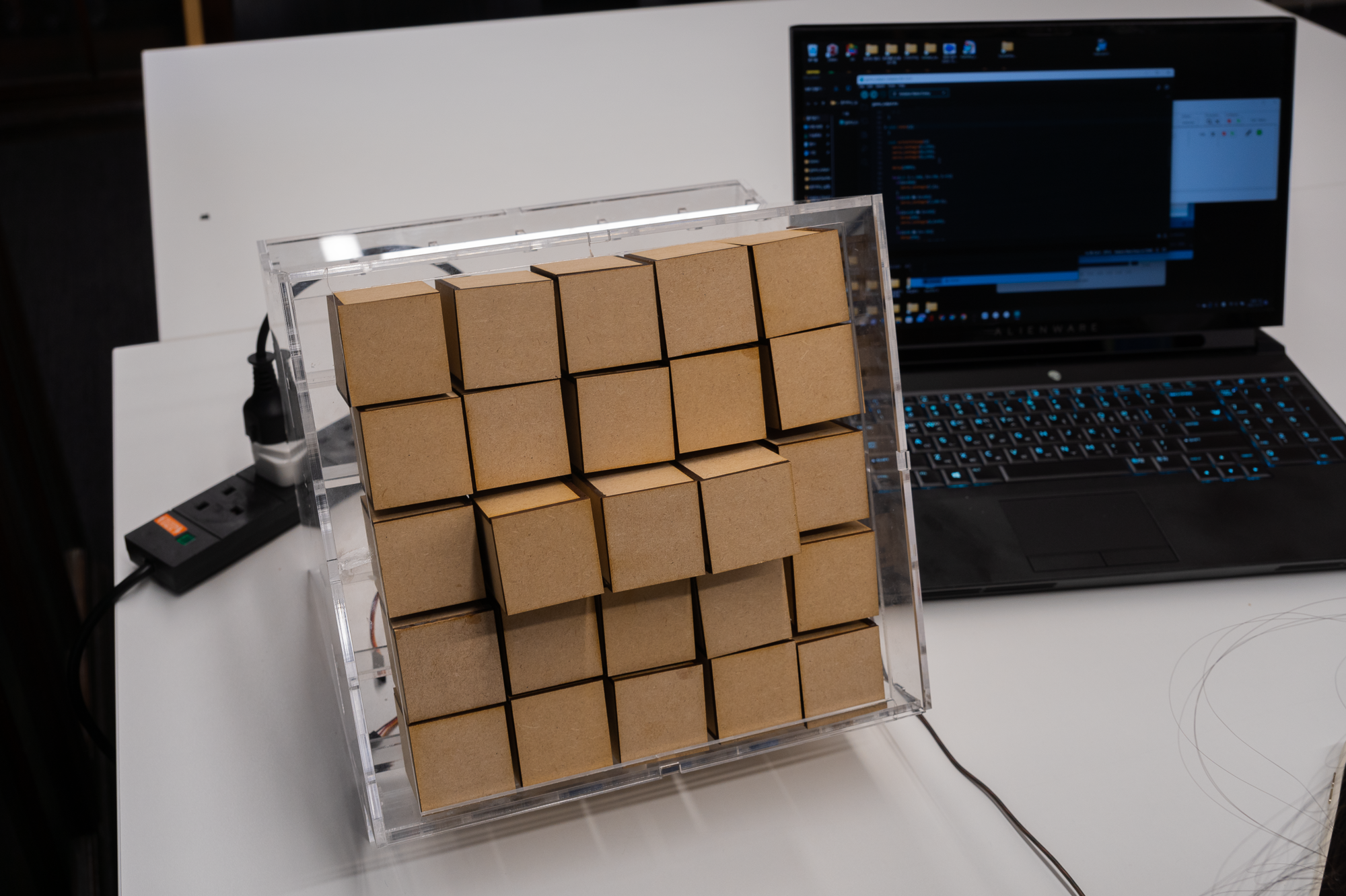 Physical output for 一 (yī, '1')